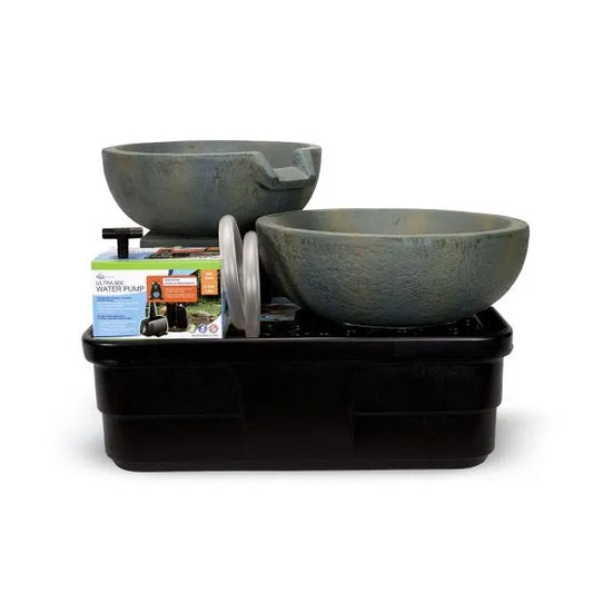 Photo of Aquascape Small Spillway Bowl and Basin Landscape Fountain Kit