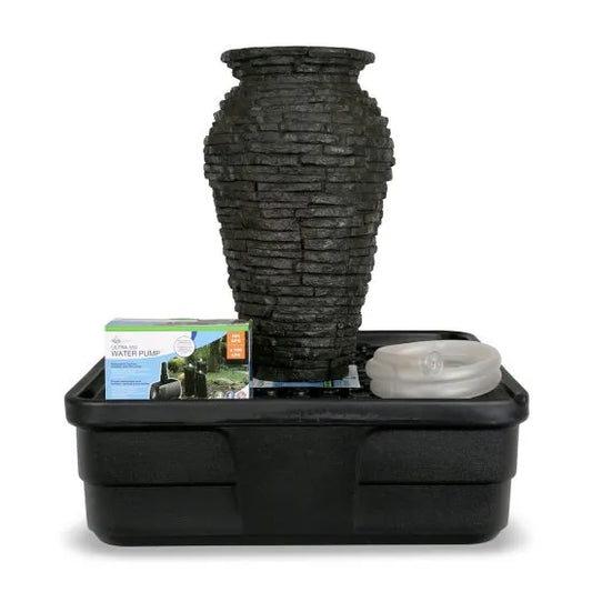 Photo of Aquascape Stacked Slate Urn Fountain Kits