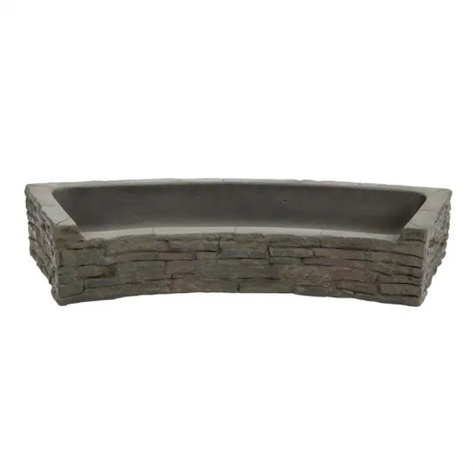 Photo of Aquascape Curved Stacked Slate Wall Base and Toppers