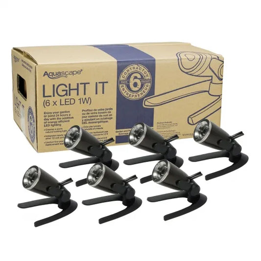 Photo of Aquascape Garden and Pond LED Spotlight and Waterfall Contractor 6-Pack