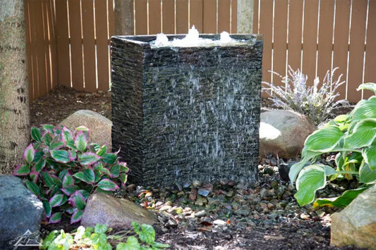 Photo of Aquascape Stacked Slate Wall Fountain Kit